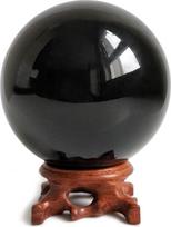 "Mina Heal Obsidian Crystal Ball", fengšui kristalų kamuolys meditacijai ir krištolo gydymui, "Divination Crystal Ball", namų dekoracijos, 100 % natūralus ir autentiškas