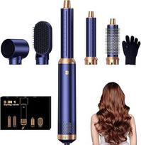 "Mogawave 5-in-1 Hairstyler", "Airstyler Airbrush Pro" 1000 W, 60000 RPM plaukų džiovintuvas, plaukų stiliatorius, garbanojimo geležis su oro kairiąja/dešiniąja puse, neigiamų jonų priežiūra, plaukų apimtis, garbanojimas ir plaukų džiovinimas