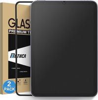 "Mothca Matte for Tempered Glass for iPad Mini 7 8.3 Inch (A17 Pro, 2024)/iPad Mini 6 8.3 Inch (2021), matinė ekrano apsauga, antirefleksinis apsauginis stiklas, ekrano apsauginė plėvelė (2 vnt.)