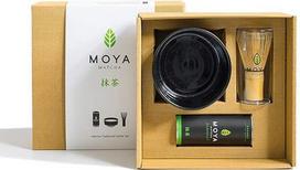"Moya Matcha" arbatos rinkinys Ekologiškos žaliosios arbatos milteliai | Ekologiška 30 g tradicinė klasė (II) | Pakuotė + Matcha dubenėlis + bambukinė šluotelė | Matcha paruošimo rinkinys