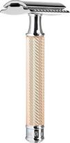"Muhle R89 Closed Comb Rosegold Handle Safety Razor" skustuvas - be ašmenų