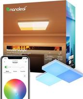 "nanoleaf Skylight Starter Kit", 3 LED RGBCW išmaniųjų lubų šviestuvai - moduliniai WLAN LED lubų šviestuvai, 16 milijonų spalvų, reguliuojamas apšvietimas, muzikos ir ekrano sinchronizavimas, veikia su "Apple Home", "Alexa", "Google Home