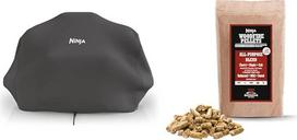 "Ninja Premium" lauko kepsninių dangtis, suderinamas su malkomis kūrenamomis kepsninėmis ir malkomis kūrenamomis granulėmis, universalus mišinys, 900 g, tinka lauko kepsninėms XSKOGAPBPL2UK