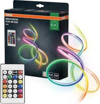 "Osram Neon Digital Flex" įvairiaspalvės lauko LED juostos 5 m su RGB + RC silikonu, IP44 apsauga, netiesioginis ir tiesioginis sodo ir balkono apšvietimas