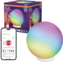 "Osram Smart+ WiFi Ball Light" nuotaikos ir stalo lempa, juoda, 5 W, 200 lm, "Dynamic Magic RGB" šviesos efektas, du šviesos šaltiniai, reguliuojamas apšvietimas, ilgaamžė, lengvai montuojama, valdoma programėle, IP20