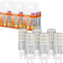 "Osram" LED PIN daugiaspalvė LED lemputė G9 4.9W / 806lm Skaidri šiltai balta šviesa 2700K Nešviečianti IP20 Švino neturintis stiklas 18 mm skersmens