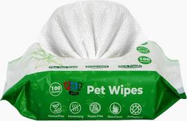 "Pet Guru®" šunims ir katėms 100 % be plastiko Biologiškai skaidžios įvairios paskirties valymo servetėlės Augalinis pluoštas Be alkoholio 1200 servetėlių Be kvapo