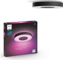 "Philips Hue" baltos ir spalvotos spalvos lubinis šviestuvas "Philips Hue White & Colour Amb. Infuse Ceiling Light L Black 4500 lm, 1 pakuotė