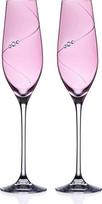 "Pink Lustre Silhouette" šampano fleita - 2 vnt.