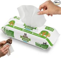 "Pogi's Grooming Wipes", dezodoruojančios šuns servetėlės, hipoalerginės, ypač didelės, biologiškai skaidžios, natūralios