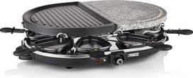 "Princess Raclette" grilis "Oval" su akmeniu ir nepridegančia grilio plokšte 8 asmenims 1200 W 162710 Juodas