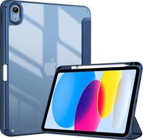 "ProCase" dėklas "iPad" (A16) 11 colių 2025 kartos / "iPad 10" 10,9 colių 2022 kartos apsauginis dėklas su rašiklio laikikliu Smūgiams atsparus išmanusis dėklas su dangteliu miegoti/budinti automobiliu - Navy
