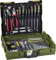 "Proxxon 23660" profesionali universali įrankių dėžė, "L-Boxx" sistema L 102, 69 dalių įrankių rinkinys su plaktuku, "Knipex" replėmis, reketu ir veržliarakčių įdėklais