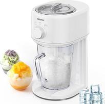 "Reemix Slushy Maker" ledo skustuvas, "Slush Ice Machine", 3 darbo režimai stambiam ir smulkiam ledui, nerūdijančio plieno peiliukai, apsauginis užraktas, baltas