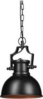"Relaxdays" pramoninio stiliaus pakabinamas šviestuvas, retro stiliaus interjeras, valgomojo kambario dekoras, LED, pakabinamas šviestuvas, D=21 cm, metalas, juodas, 40 W