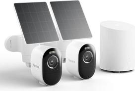 "Reolink Überwachungskamera Aussen Set", 3K 5MP kabelinė saulės kamera lauke ir išmanusis valdymo centras, Farb-Nachtsicht, KI-Erkennung, iki 1TB, Home Hub Mini su 2X Argus 3 Pro + SP Lite