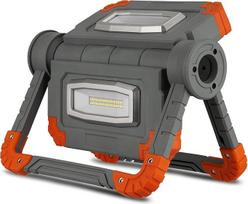 "REV Flex Power" 2620011710 LED darbinė lempa su akumuliatoriumi, 2 x 10 W, 2 x 900 lm, IP20, pilka/ oranžinė