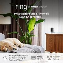 "Ring Indoor Camera" (2-oji karta) | Įjungiama naminių gyvūnėlių apsaugos kamera | 1080p HD, dvipusis pokalbis, "Wifi", privatumo dangtelis, "pasidaryk pats" | alternatyva vaizdo stebėjimo sistemai | 30 dienų nemokama "Ring Home" bandomoji versija