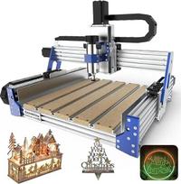 "SainSmart Upgrade" CNC frezavimo staklės su uždaro kontūro varikliu ir rutuliniu sraigtu PROVERXL 4030 V2, 3 ašių graviravimo staklės medienai, metalui, akrilui, PCB, MDF, darbinis plotas 400 x 300 x 110 mm