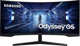 "Samsung C34G55TWWR" 34 colių žaidimų monitorius, juodas