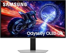 "Samsung" 27 colių "Odyssey G60SF" OLED žaidimų monitorius, ekranas su OLED skydeliu, 2560 x 1440 pikselių, 500 Hz, 0,03 ms (G/G), kompiuteris be atspindžių, "NVIDIA G-Sync", "AMD FreeSync Premium Pro", LS27FG602SUXEN