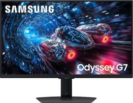 "Samsung" 27 colių "Odyssey G70F" žaidimų monitorius, kompiuterio ekranas su IPS skydeliu, 3840 x 2160 pikselių (UHD), 180 Hz (4K)/360 Hz (Full HD), 1 ms (G/G), "AMD FreeSync Premium Pro", "NVIDIA G-Sync", LS27FG702EUXEN