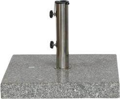 "Siena Garden" 431526 Granito skėčių pagrindo vežimėlis 45 kg su vežimėlių sistema, 50 x 50 x 9 cm