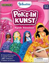 "Skillmatics" meno ir amatų veikla - "Poke-in Art Magic Princesses", siuvimo menas vaikams be purvo, amatų rinkiniai, "pasidaryk pats" veikla, dovanos 4, 5, 6, 7, 8, 9 metų mergaitėms ir berniukams