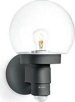 "Steinel" 657413 L 115 S Lauko jutiklinis šviestuvas su krištolo stiklu - baltos spalvos - judesio jutiklio technologija - efektyvus energijos vartojimas, 60 W, IP44, UV spinduliams atsparus plastikas