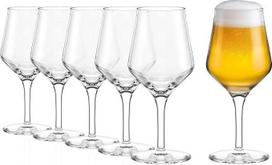 "Stölzle Lausitz Craft" alaus bokalas, 6 vnt., 400 ml, elegantiškas alaus bokalas, idealiai tinkantis rankomis verdamam alui, stilingas alaus bokalas, pagamintas iš aukštos kokybės krištolo stiklo, galima plauti indaplovėje, pagamintas Vokietijoje
