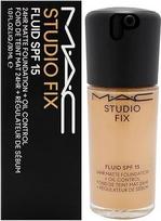 "Studio Fix Fluid SPF 15 24Hr Matte Foundation Plus Oil Control", NC40, MAC for Women, 24 ml