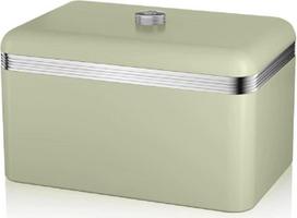 "Swan Retro Bread Bin", metalinė, žalios spalvos, 18 litrų talpos
