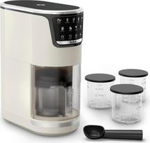 "Tefal Dolci" ledų gaminimo aparatas - minkšti ledai, želė ir sorbetas vienu mygtuko paspaudimu, 10 programų ir 1 žingsnio tobulintuvas, 3 Tritano puodeliai ir ledų šaukštelis, maišymo funkcija ir automatinė valymo programa
