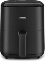 "Tefal Easy Fry Max" karšto oro keptuvė - 5 l oro keptuvė, kompaktiška, skirta traškiems traškučiams ir sultingai mėsai, su mažu kiekiu aliejaus, nepridegančia danga, krepšeliu, kurį galima plauti indaplovėje, taupanti energiją, juoda, EY2458