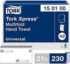 "Tork Xpress Multifold Hand Towels White H2 Universal Quality Cost Efficient 21 × 230 Towels 150100