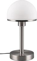 "Trio Leuchten Joost II" 592300107 Stalo lempa Metalinis nikelis Matinis stiklas Opal White Excl. 1x E27 On/Off Touch