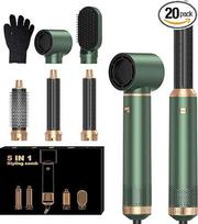 "UKLISS Hairstyler 5-in-1 Hair Styler Set", "Airstyler Air Curlers" plaukų džiovintuvas "5 in 1" su apvaliu šepečiu Plaukų džiovintuvas, plaukų stiliatorius, šilto oro šepetys, plaukų džiovintuvas, garbanojimo geležis, tiesinimo, džiovinimo oras