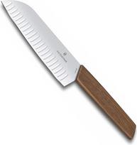 "Victorinox" 6.9050.17KG modernus "Santoku" peilis, nerūdijantis plienas, riešutmedis