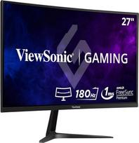 "ViewSonic VX2718-2KPC-MHD" 68,6 cm (27 colių) lenktas žaidimų monitorius (WQHD, "Adaptive Sync", 1 ms, 165 Hz, HDMI, "DisplayPort", maža įvesties uždelsimo trukmė, garsiakalbis), juodas