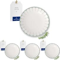 "Villeroy & Boch" - "Fleur vert" vakarienės lėkštė, žalia, tinkama plauti indaplovėje, tinkama naudoti mikrobangų krosnelėje, porcelianinė lėkštė pagrindiniams patiekalams, didelė lėkštė, keramikiniai indai, sukraunama, vakarienės lėkštė, aukščiausios kok