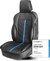 "Walser Kimi Premium" automobilio sėdynių apsauga, juoda/mėlyna, palyginimo nugalėtojas, automobilio sėdynių pagalvėlės, automobilio sėdynių užvalkalas priekinėms sėdynėms, apsauginis užvalkalas, automobilis/visureigis