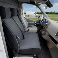 "Walser Transporter" automobilio sėdynių užvalkalai "Ford Transit", dvigubo suolo priekyje atskiriami (išpjauta lentelė), medžiaginiai sėdynių užvalkalai, sėdynių apsauga, sėdynių užvalkalų rinkinys furgonams