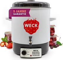 "Weck Multi-Cooker" automatinė emaliuota vandens talpykla, juoda/balta, 36 x 36 x 41 cm