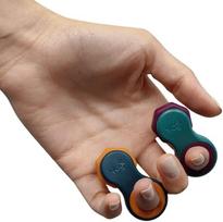 "Yogi Fidget Toy" žaislas suaugusiesiems ir vaikams - 5 žiedų dydžiai - tylus žaislas ADHD, ADD ir autizmui - 2 vnt.