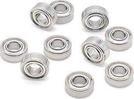 10 Stück SMR115ZZ 5 x 11 x 4 mm Kugellager Angelrolle aus Edelstahl ABEC7 Kugellager