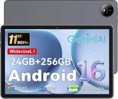11 colių planšetinis kompiuteris su dėklu, "Android" 16 planšetinių kompiuterių, 24GB RAM + 256GB ROM 1TB išplečiamas, "Widevine L1" suderinamas aštuonių branduolių planšetinis kompiuteris su "WiFi" 2.4G + 5.8G, HD IPS jutiklinis ekranas, 8000 mAh, 8MP +