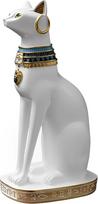 12 "Tall White Egipto katė deivė Bastet statulėlė Senovės Egiptas Raffia figūrėlės namų dekoro