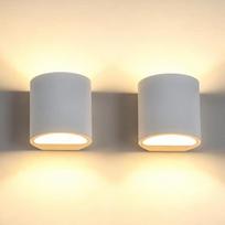 2 LED vidaus sieniniai šviestuvai su keičiama 3 W G9 LED lempa Šiltas baltas gipsinis sieninis šviestuvas gyvenamajam kambariui Miegamasis Laiptinė Prieškambaris