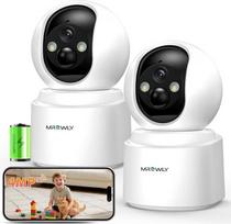 2,5 K/4MP vidaus "WiFi" stebėjimo kamera su 6000 mAh baterija, 360° PTZ belaidė stebėjimo kamera, 2,4/5 GHz "WiFi", spalvotas naktinis matymas, judesio aptikimas, dirbtinio intelekto aptikimas, dvipusis garsas, pakuotė