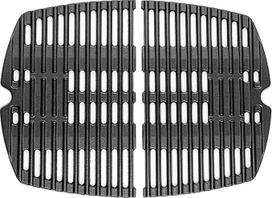 7645 Ketaus kepimo grotelės, skirtos "Weber Q200 Q220 Q260 Q2000 Q2200 Q2400" dujinėms kepsninėms, 27,3 x 38,9 cm grilio grotelės, atsarginės dalys, grilio plokščių priedai, skirti "Weber" 7645 7583 65811 69935, 2 pakuotės